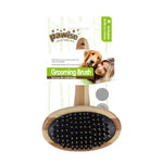 Pawise-Grooming Brush Medium Dog Cat Pet Eco Bamboo Undercoat Detangling Rake