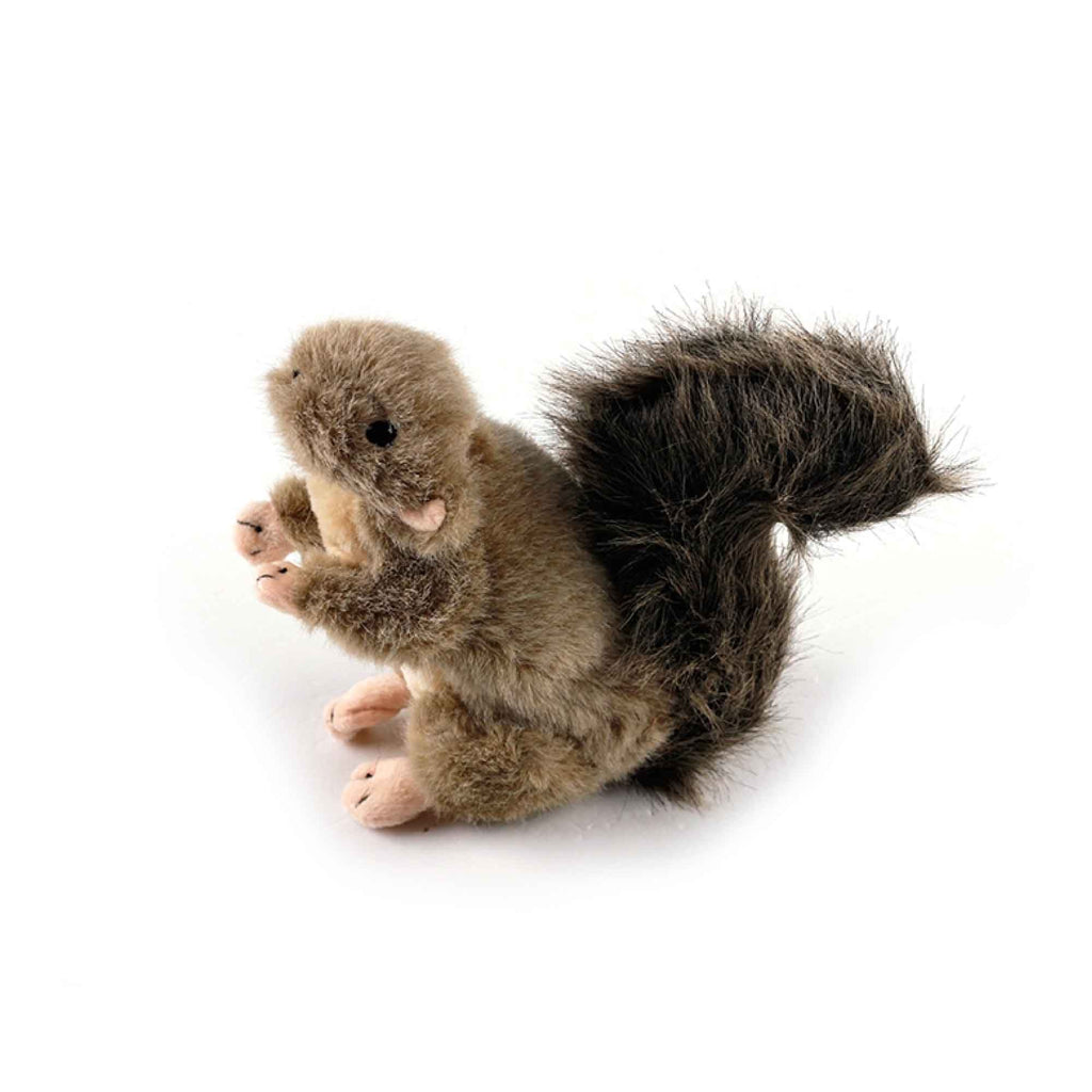 AFP - Dog Plush Toy - Squirrel Squeaky Interactive Small Life Like Pet Puppy Play