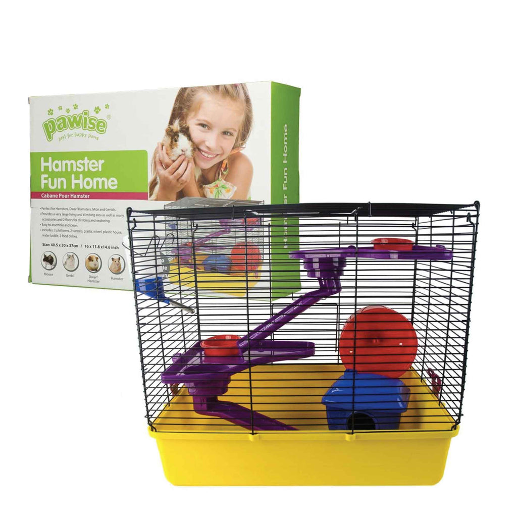 PAWISE-Hamster Fun Home Large Mouse Cage