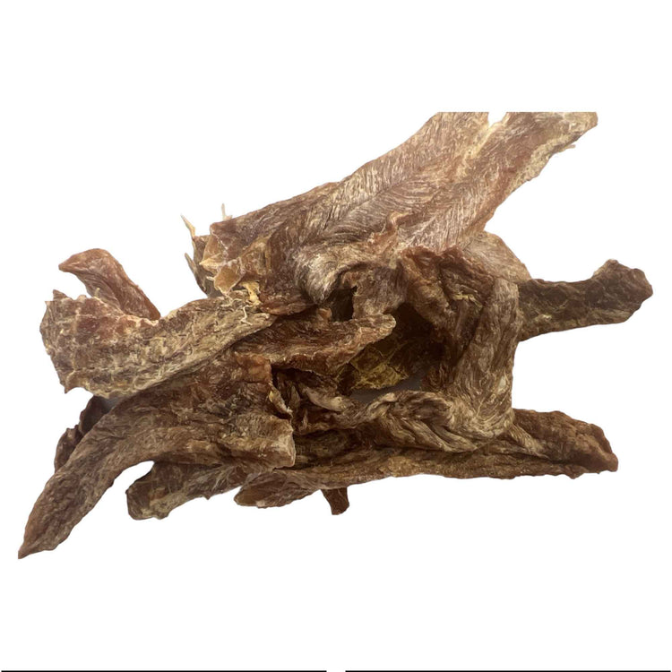 Rooster Farm-1Kg Dog Treat Duck Breast Jerky - Dehydrated Australian Healthy Puppy Chew