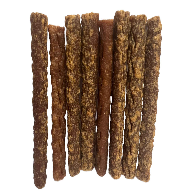 Rooster Farm-1Kg Dog Treat Chewy Kangaroo Sticks - Soft Dehydrated Australian Healthy Puppy Chew