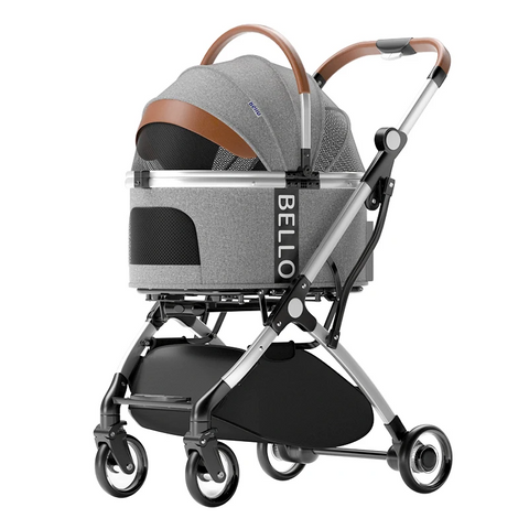 Bello Lux-Grey - pet stroller 