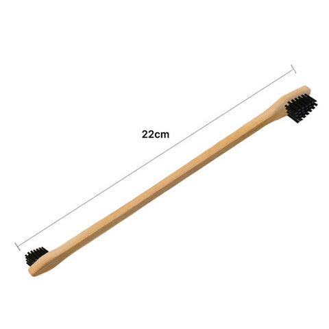 Essential Dog bamboo Pet Dual Side Dog Toothbrush