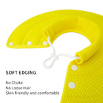 Ondoing Pet Dog Cat Elizabethan Collar Adjustable Cone Mesh Recovery Yellow Sizes -XL-L-M-S