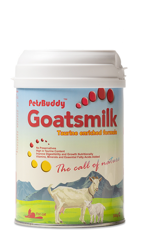 PetsBuddy Goatmilk Taurine Enriched Formula For Cats 300g