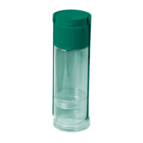 12x Ribbed Portable Pet Bottle in Emerald