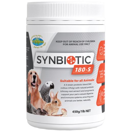 Vetafarm - Suitable for all animals.Synbiotic 180-S - 450g-150g