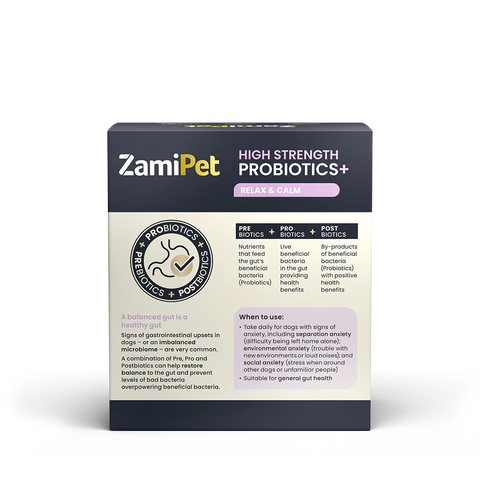 ZamiPet - High Strength Probiotics+ Relax & Calm - 30 x 1.2g Oral Powder