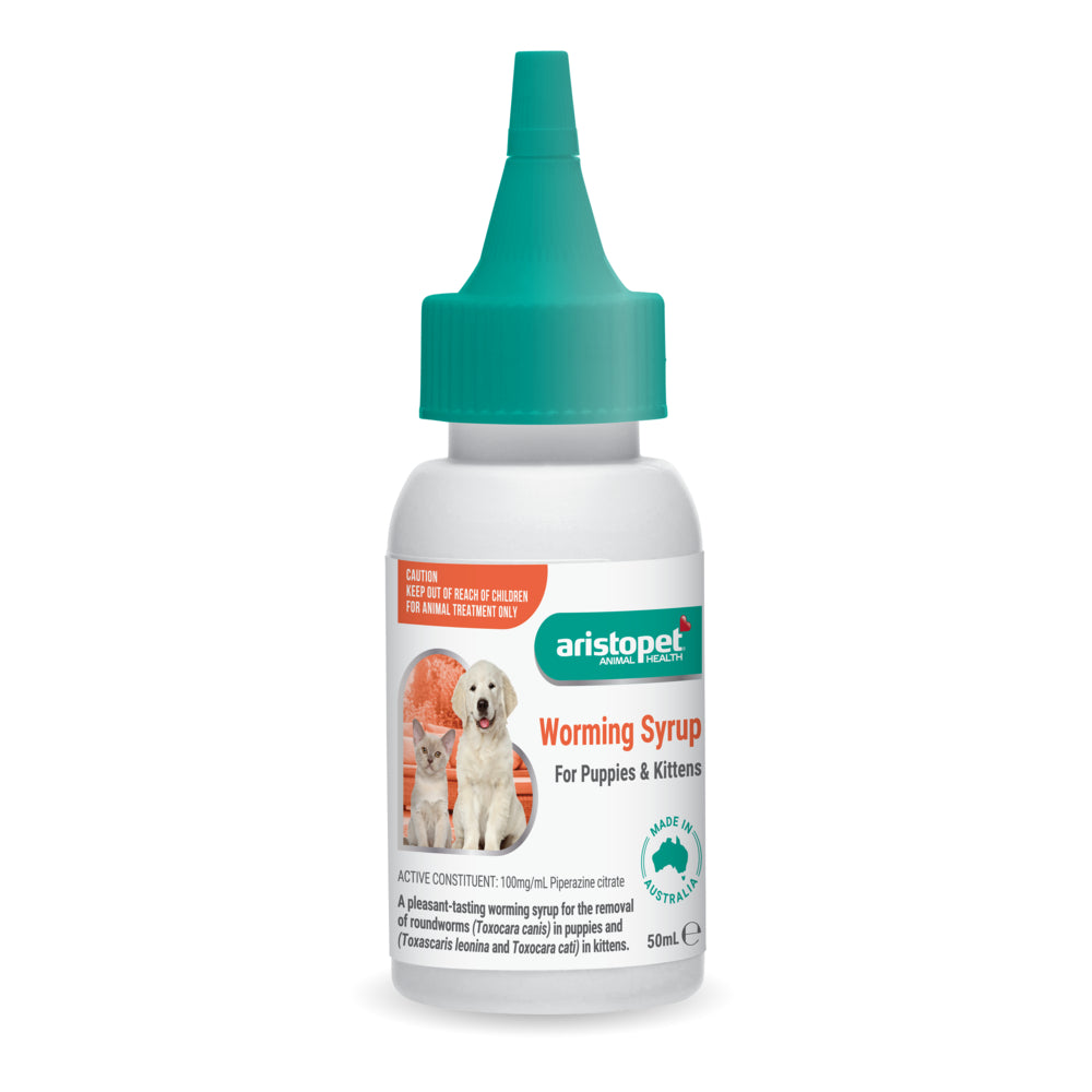 Aristopet - Worming Syrup for Puppies & Kittens - 50ml