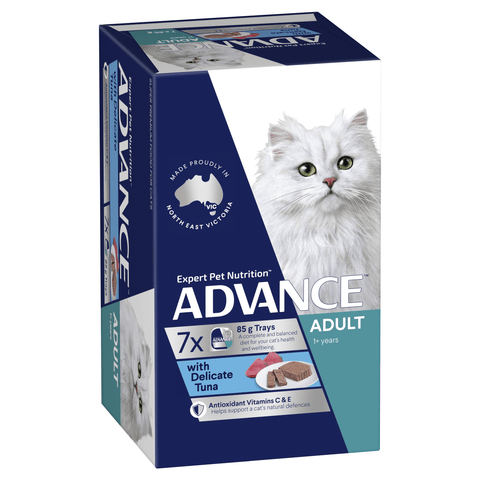 Advance - Wet Food Tray - Adult Cat - Delicate Tuna - 7 x 85g