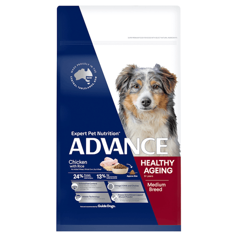 Advance – Adult Dog Dry Food – Medium Breed - Healthy Ageing - 15kg