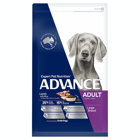 Advance – Adult Dog Dry Food – Large Breed - Lamb - 15kg
