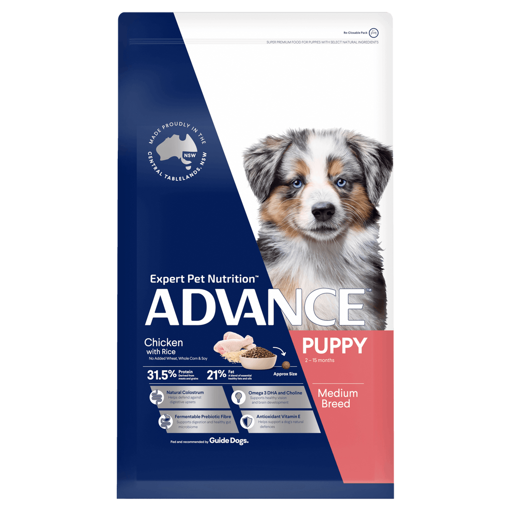 Advance - Puppy - Medium Breed - Chicken - 20kg-15-3kg