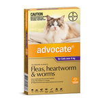 Bayer - Advocate - Flea & Worm Control - Cats over 4kg - 6 x 0.8ml