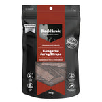 Black Hawk - Premium Dog Treats - Kangaroo Jerky Straps - 100g