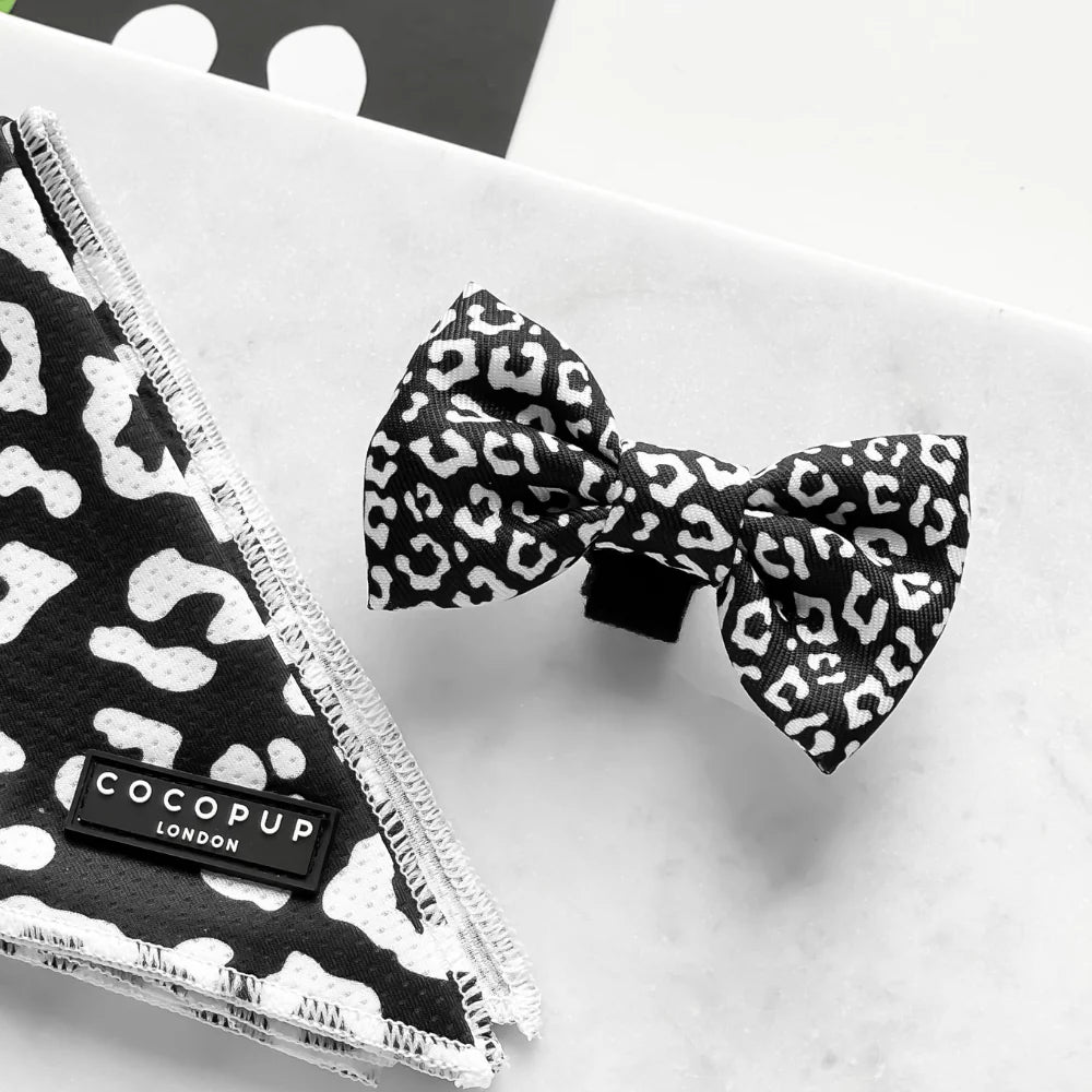 Cocopup London - Bow Tie - Black Leopard