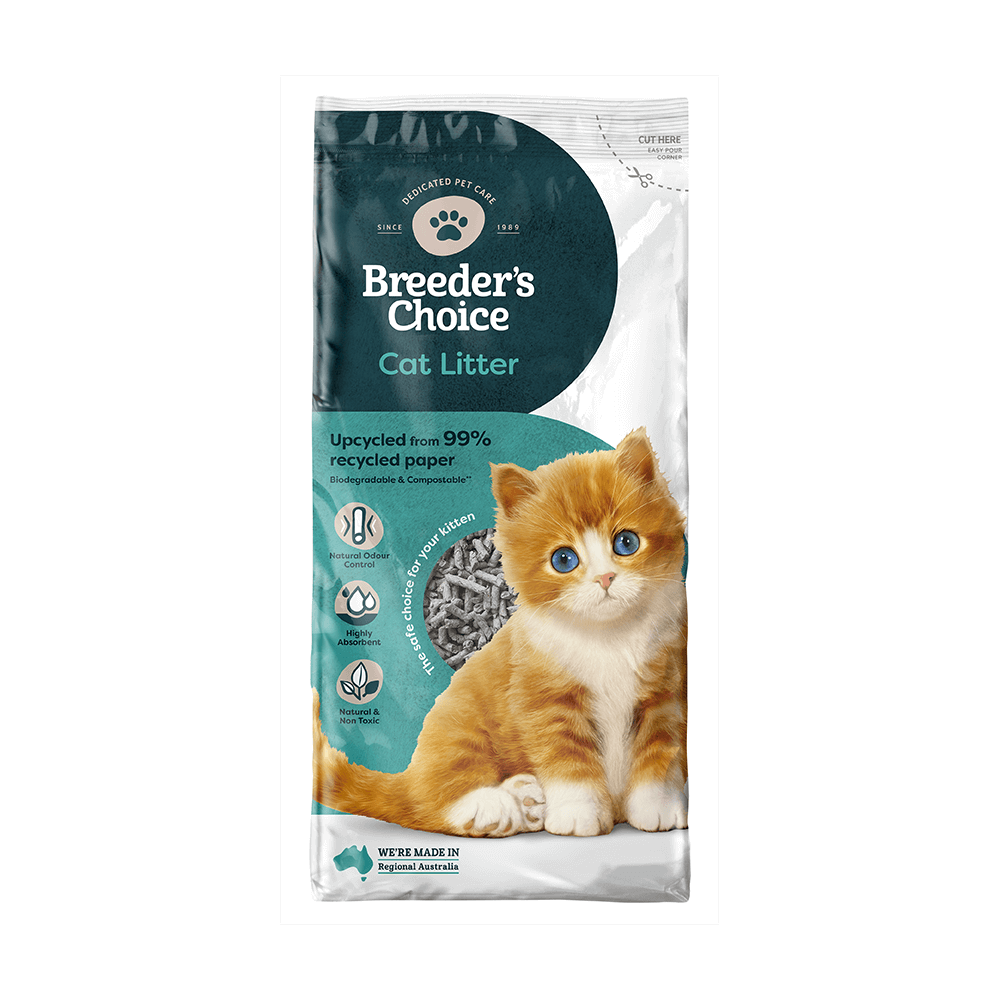 Fibrecycle - Breeders Choice - Cat Litter - 15 litre