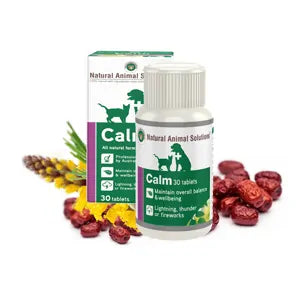 Natural Animal Solutions calm for cats and dogs and small animals  - Tablets - 60s