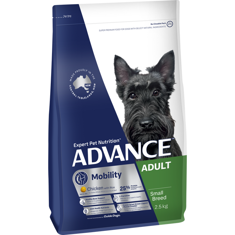 Advance - Adult Dog dry Food - Small Breed - Mobility - 2.5kg