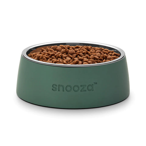 Snooza - Concrete & Stainless Steel Bowl - Sage Green - Medium (950ml)