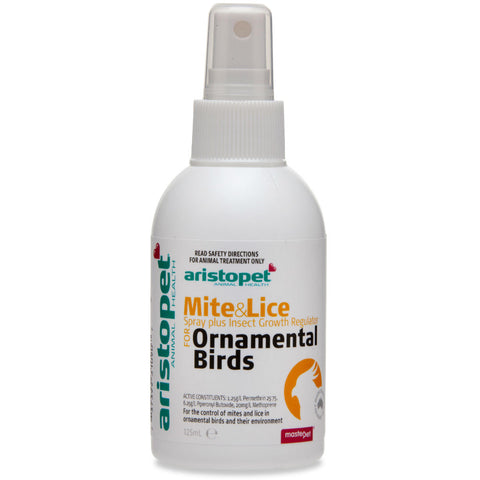 Aristopet - Ornamental Bird Mite & Lice Spray IGR - 250ml