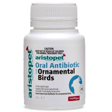 Aristopet - Oral Antibiotic - Ornamental Birds - 50gm