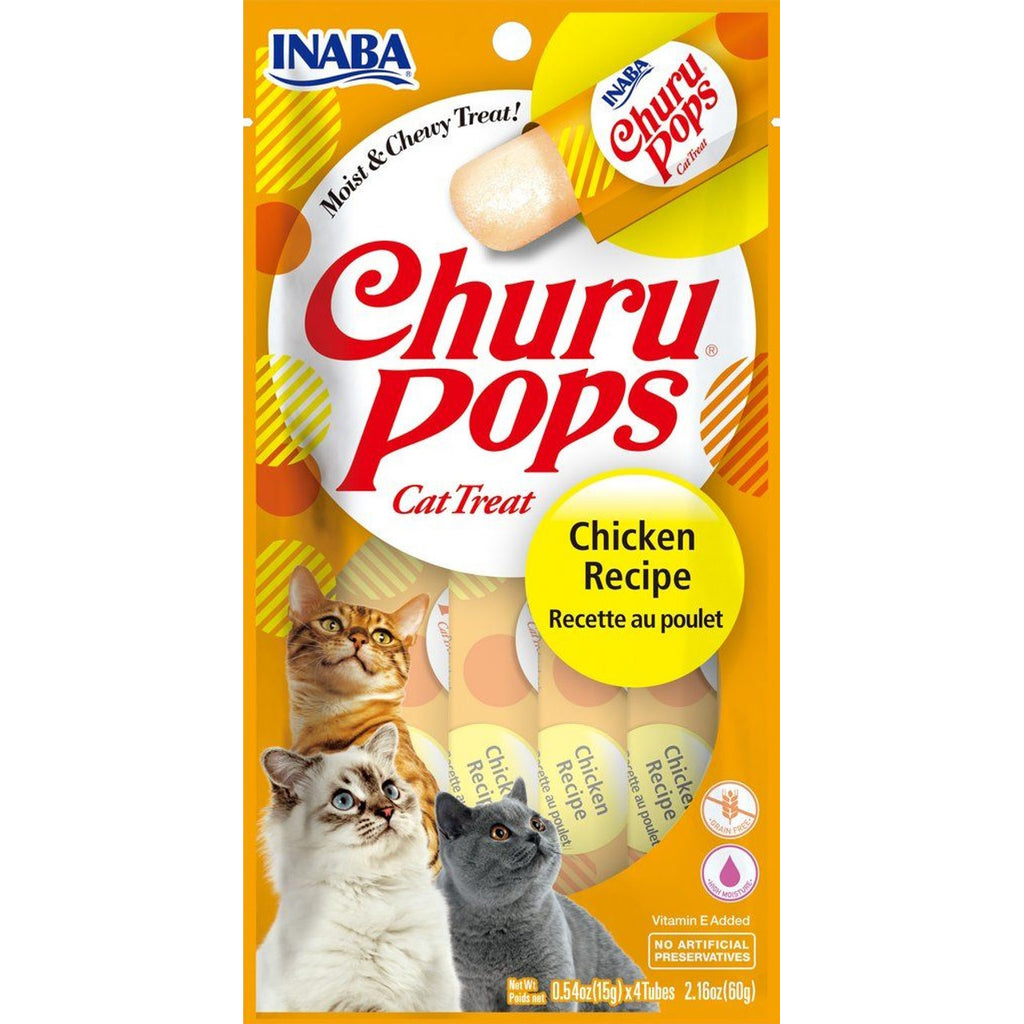 Inaba - Cat Churu Pops - Chicken Recipe - Carton of 6