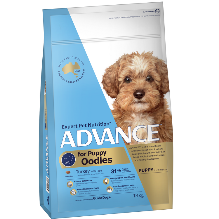 Advance - Puppy Dry Food - Oodles - 13kg 2.5kg
