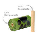 Oh Crap - Compostable Dog Poop Bags - 240 Bags (16 Rolls)