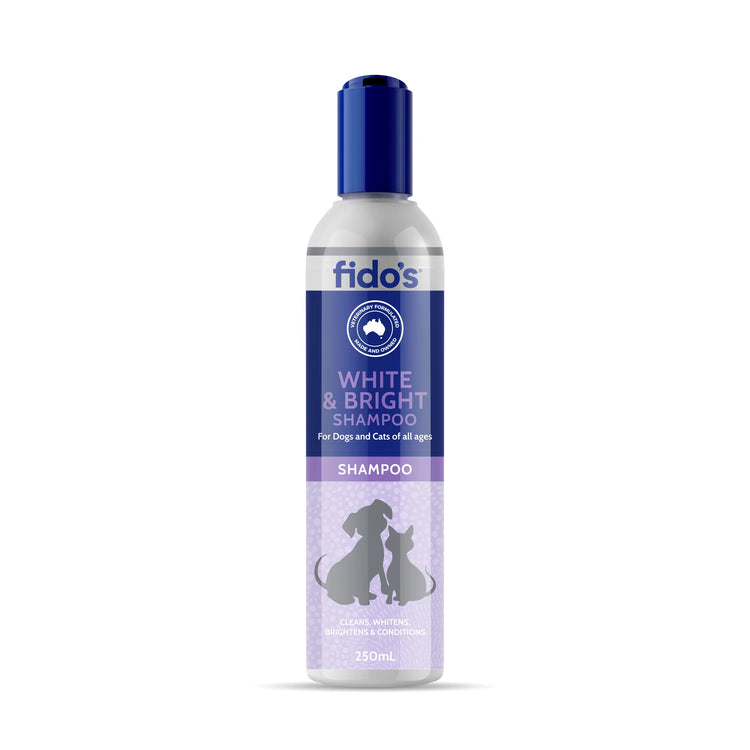 Fido's - White & Bright Shampoo for cats and dogs- 1L-250 ml
