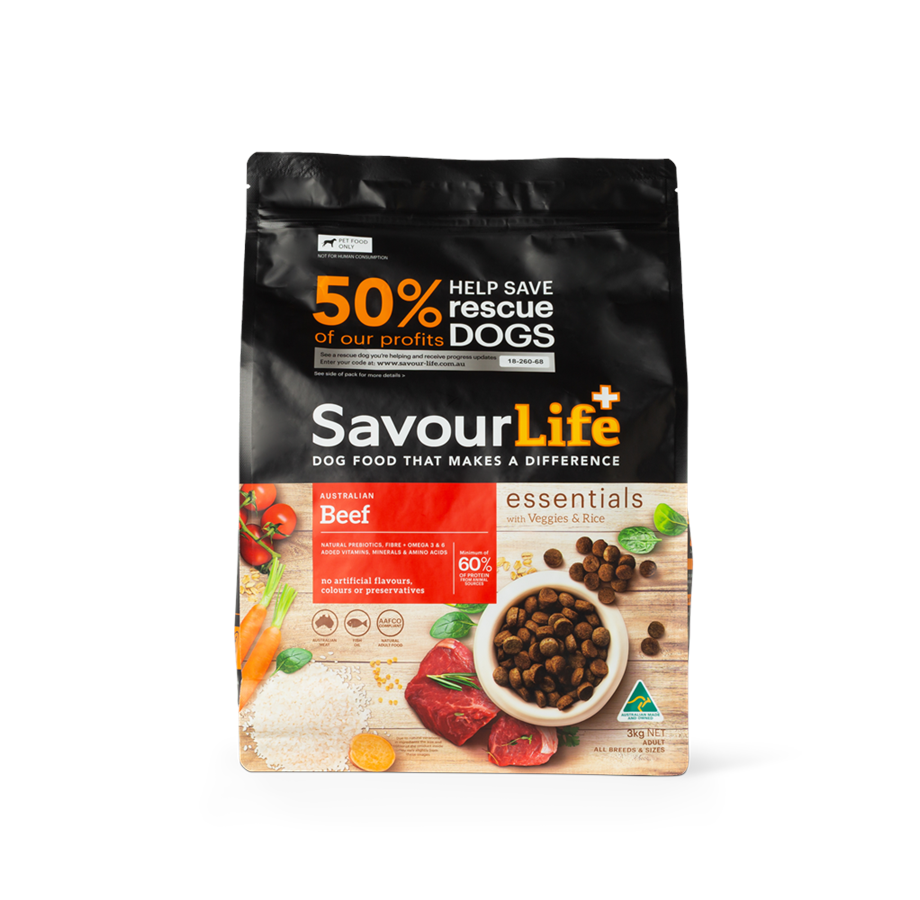 SavourLife - Adult Dog - Essentials - Australian Beef - 3kg