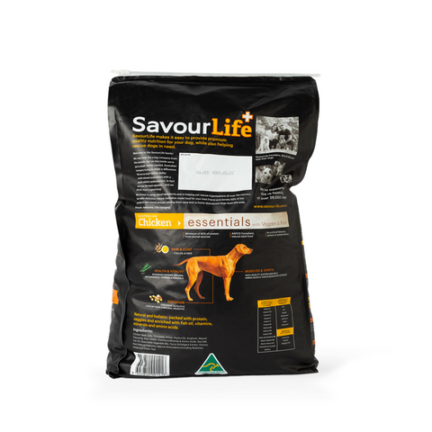 SavourLife - Adult Dog - Essentials - Australian Chicken - 3kg