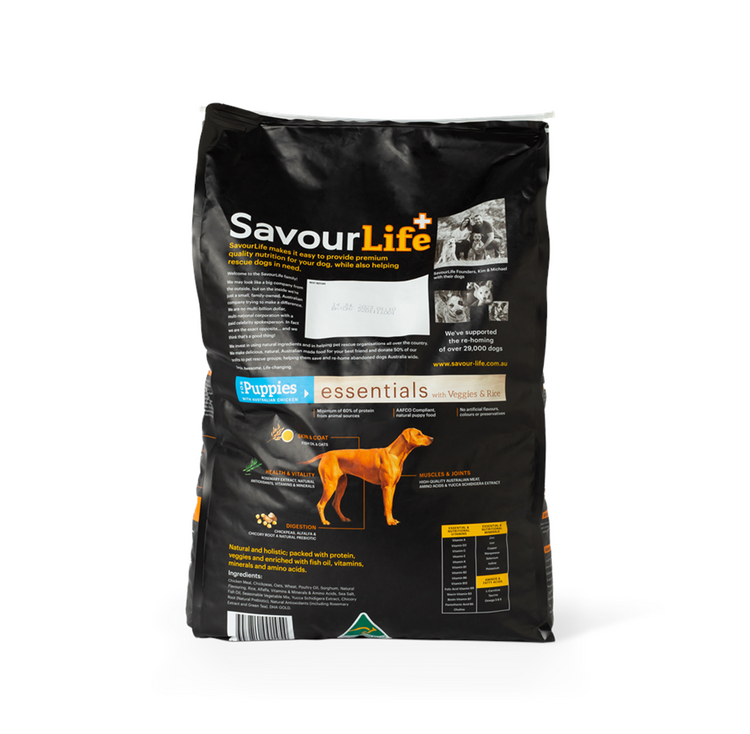 SavourLife - For Puppies - Essentials - Australian Chicken - 3kg