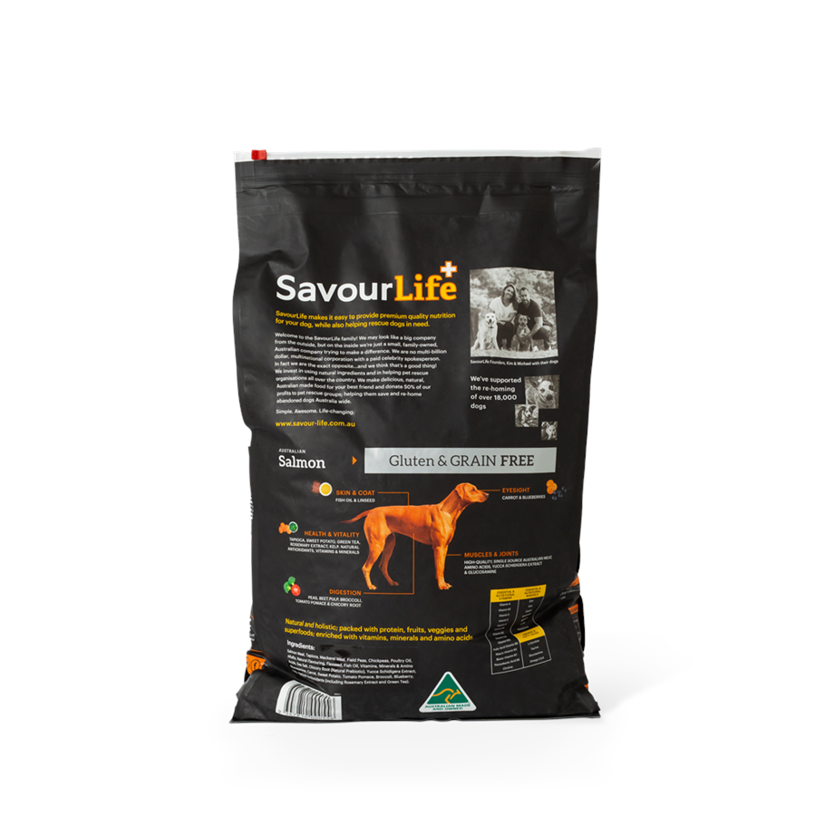 SavourLife - Adult Dog - GRAIN FREE - Australian Salmon - 2.5kg