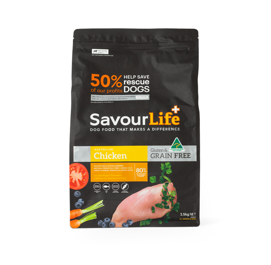 SavourLife - Adult Dog - GRAIN FREE - Australian Chicken - 2.5kg