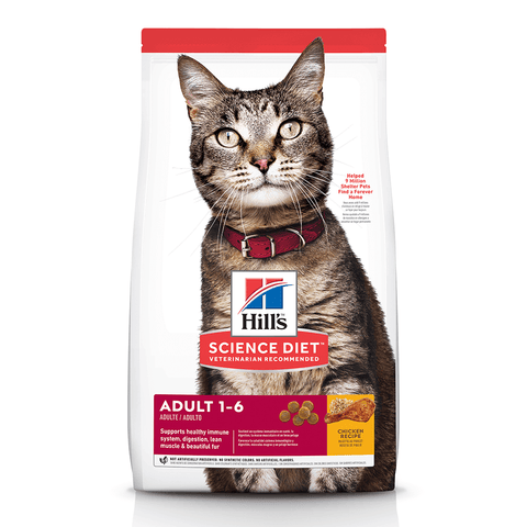 Hill’s - Science Diet - Adult Cat Dry Food (1-6) - 10kg