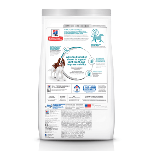 Hill's - Science Diet - Adult Dog Dry Food  - Healthy Mobility - 12kg