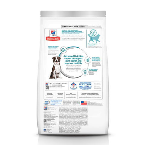 Hill's - Science Diet - Adult Dog Dry Food   - Healthy Mobility - Large Breed - 12kg