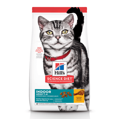 Hill’s - Science Diet - Adult Cat Dry Food(1-6) - Indoor - 4kg