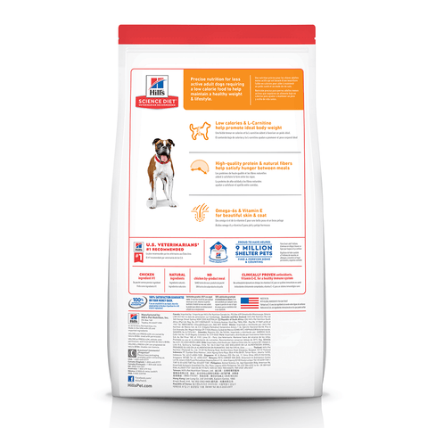 Hill's - Science Diet - Adult Dog Dry Food (1-6) - Light - 12kg-3kg