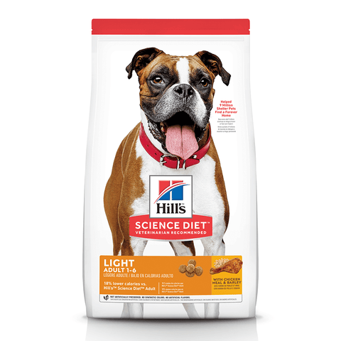 Hill's - Science Diet - Adult Dog Dry Food (1-6) - Light - 12kg-3kg