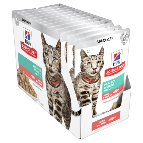 Hill’s - Science Diet - Pouches Wet Food - Neutered Cat - Young Adult - Salmon - 12 x 85g