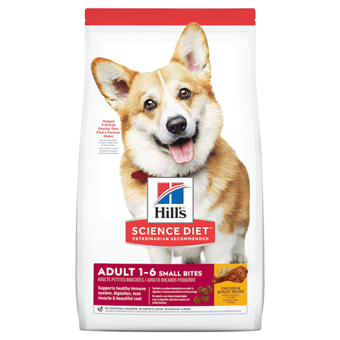 Hill's - Science Diet - Adult Dog Dry Food(1-6) - Small Bites - 6.8kg-2kg