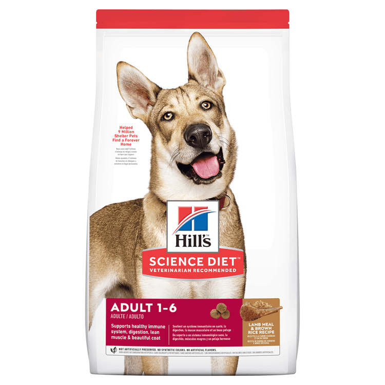 Hill's - Science Diet - Adult Dog Dry Food (1-6) - Lamb & Rice - 14.97kg