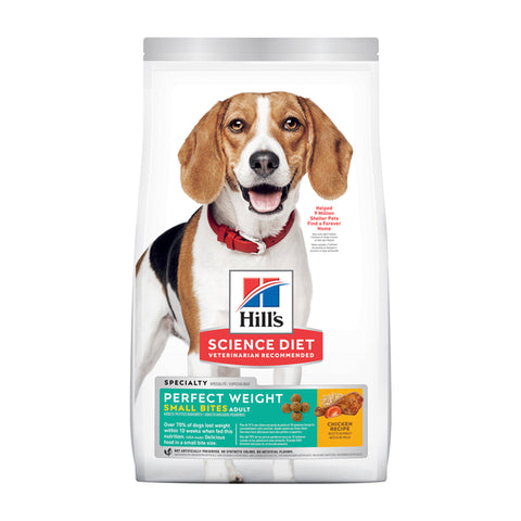 Hill's - Science Diet - Adult Dog Dry Food - Perfect Weight - Small Bites - 1.81kg