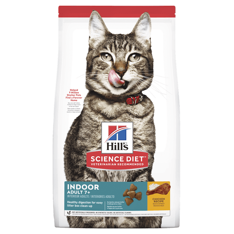 Hill’s - Science Diet - Adult Cat Dry Food (7+) - Indoor - 1.58kg