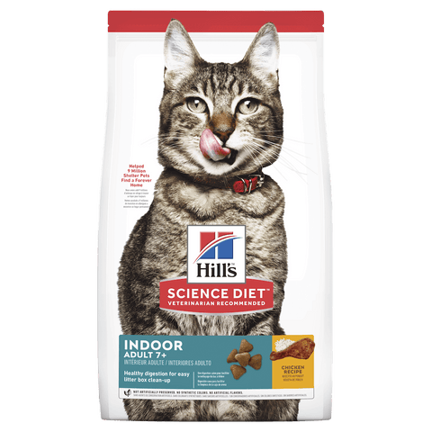 Hill’s - Science Diet - Adult Cat Dry Food (7+) - Indoor - 1.58kg