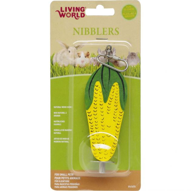 Living World - Nibbler - Small Animal - Corn on Stick - Large