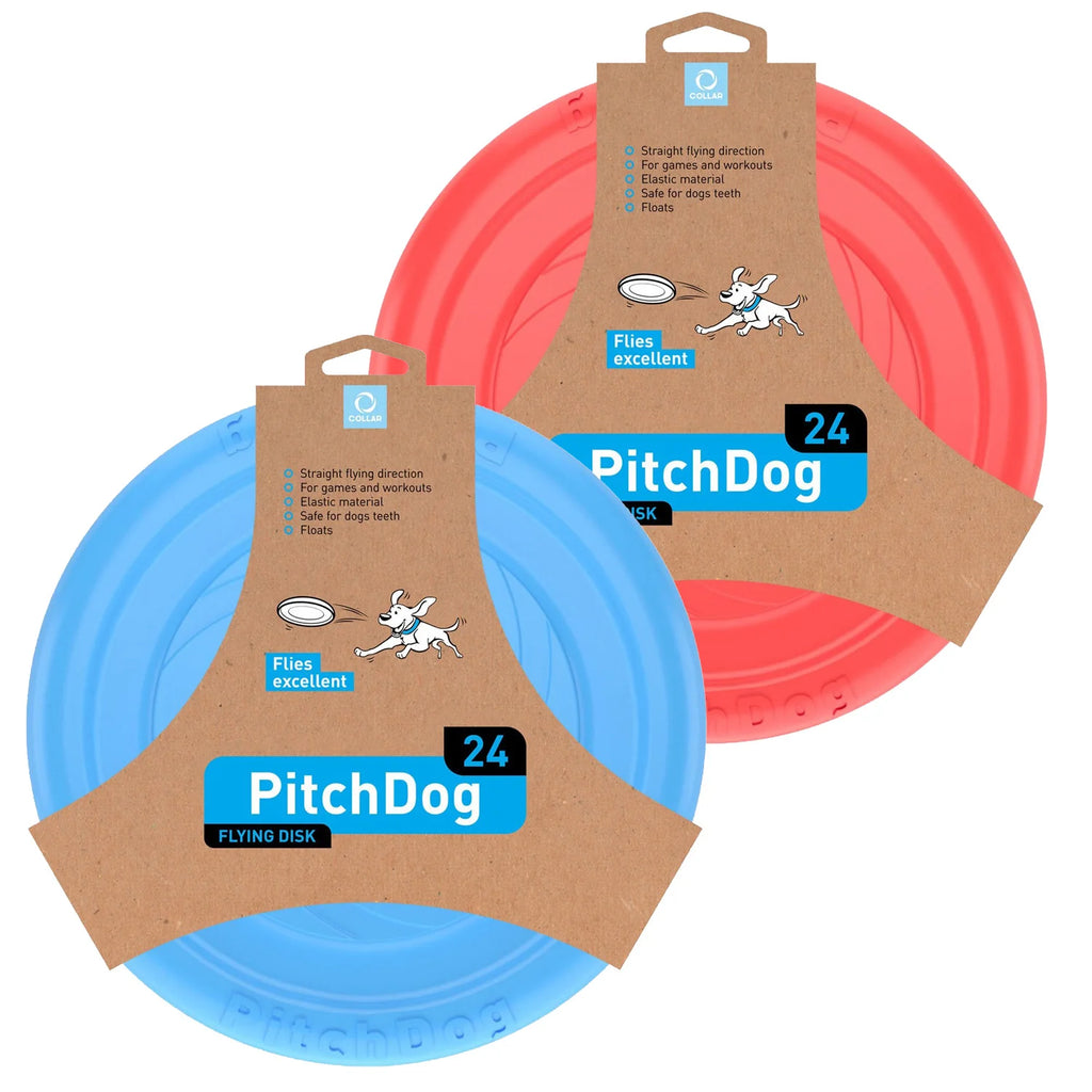 PitchDog - Flying Disk - Blue-Pink 