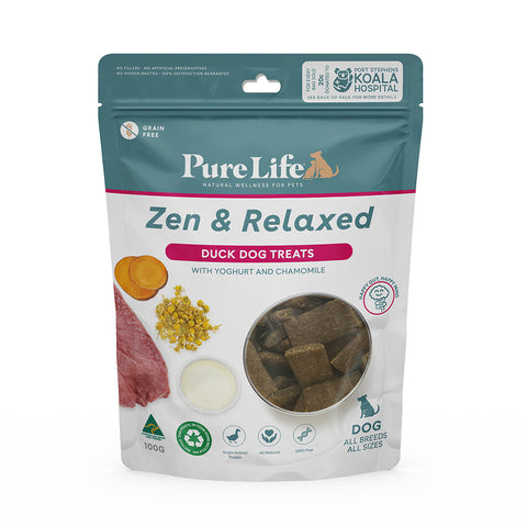 Pure Life - Zen & Relaxed - Duck Dog Treats - 100g